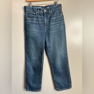 J. Crew classic straight ankle jeans size 28 preppy casual